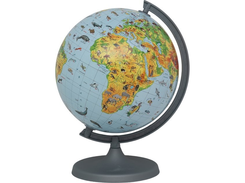 Zachem GLOBUS 250 ILLUMINERET ZOOLOGISK MED BESKRIVELSE MULTI GLOBE AR MED ANVENDELSE