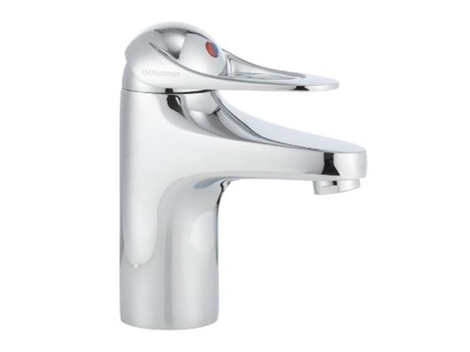 FMM - MORA FMM9000E II etgrebs håndvaskarmatur - uden bundventil - fleksible tilslutningsslanger 3/8 i længde 400 mm