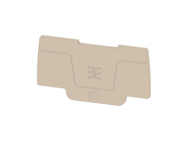 Endplade 2,5 mm² S2C beige
