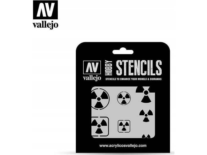 Stencil Radioactivity Signs | Radiostyrd - Tillbehör - Verkstadsutrustning | GameStuff