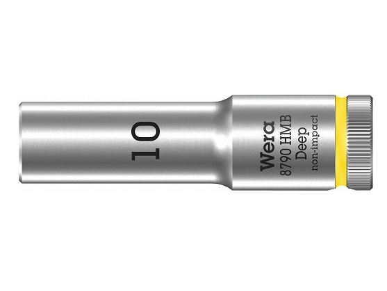 Wera 8790 Hmb, Buchse, 3/8", Metrisch, 1 Kopf/Köpfe, 10 Mm, Chrom-Vanadium-Stahl