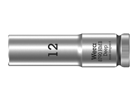 Wera 8790 Hmb, Buchse, 3/8", Metrisch, 1 Kopf/Köpfe, 12 Mm, Chrom-Vanadium-Stahl