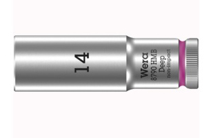 Wera 8790 Hmb, Sokkel, 3/8", Metric, 1 Hoved(Er), 14 Mm, Krom-Vanadium-Stål
