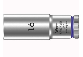 Wera 8790 Hmb, Buchse, 3/8", Metrisch, 1 Kopf/Köpfe, 16 Mm, Chrom-Vanadium-Stahl