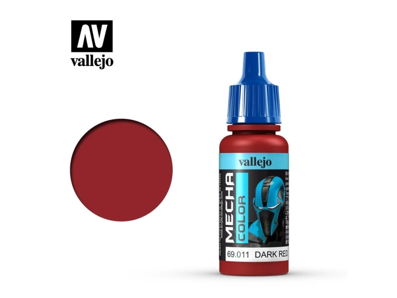 Vallejo 69.011, Rød, Akrylmaling, Væske, 17 ml, 1 stk