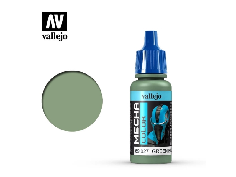 Vallejo 69.027, Blå, Grøn, Akrylmaling, Væske, 17 ml, 1 stk