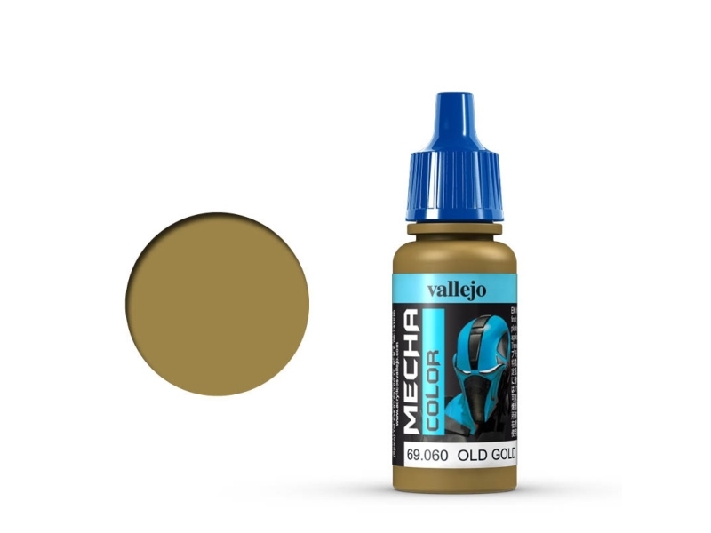 Vallejo 69.060, Guld, Akrylfärg, Vätska, 17 ml, 1 styck | Cement & Murbruk | GameStuff