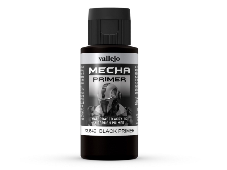 Vallejo 73.642, Schwarz, Acryl-Grundierung, Flüssigkeit, 60 Ml, 1 Stück(E)