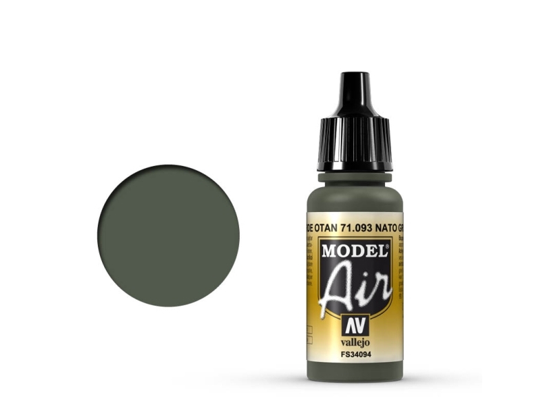 Vallejo 71.093, 17 Ml, Grøn, Mat, Flaske