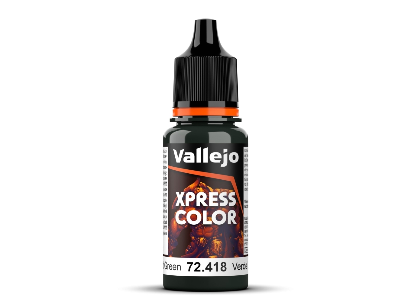 Vallejo 72.418, Grøn, Akrylmaling, Væske, 18 Ml, 1 Stk
