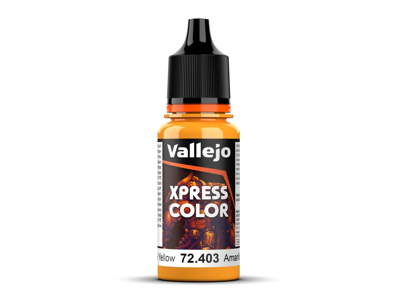 Vallejo 72.403, Gul, Akrylmaling, Væske, 18 Ml, 1 Stk