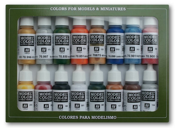 Vallejo 70.101, Blandade färger, Akrylfärg, 17 ml, 1 styck | Hobby - Färg vattenbaserad - Modell Färg | GameStuff
