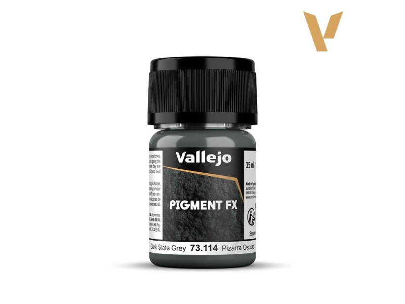 Vallejo 73.114, harmaa, 35 ml, 1 kpl, tumma liuskeenharmaa