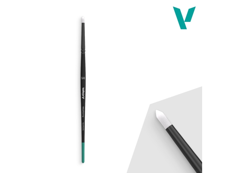 Vallejo B08001, Enstaka pensel, Rund borste, Syntetisk | Skola & Hobby - Konstmaterial - Borstar | GameStuff