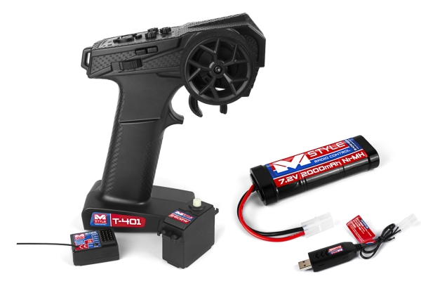 R/C Set - Radioset, Servo, Battery and Charger | Radiostyrd - Övriga - Reservdelar och tillbehör | GameStuff