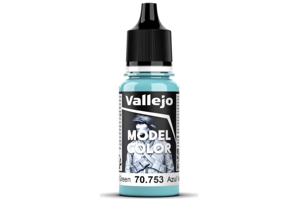 Vallejo : 70.753 - Model Color - Light Blue Green (18 Ml)