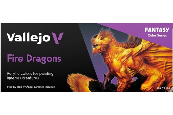 Vallejo 72.196 - Game Color - Fire Dragons (8X18 Ml)