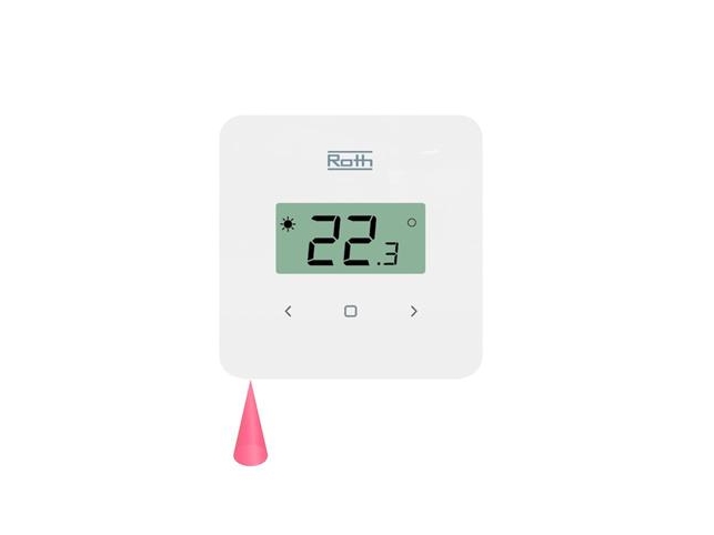 Roth Touchline Sl Raumthermostat Ir, Weiß