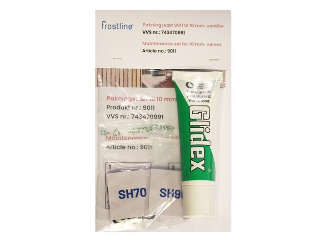 Frostline Pakningssæt 9011 - Til Dobbeltarmatur 10Mm Inkl. Hanefedt