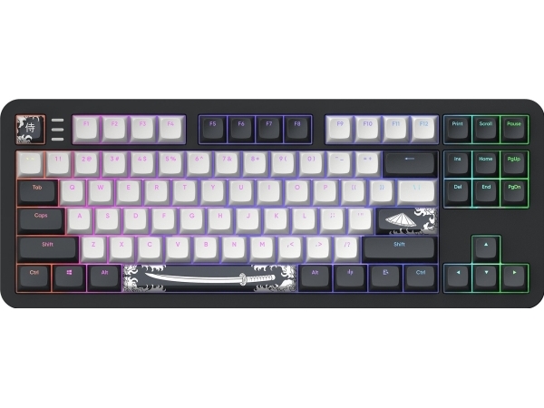 Dark Project Tamsus projektas ALU87B Bushido, G3MS Moonstone Switch, JAV Tastatur Magnetic-mechanical key switch Kabel & trådløs Engelsk