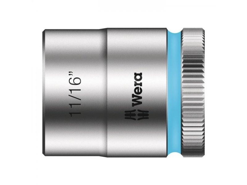 Wera 8790 Hmb, Sokkel, 3/8", Britisk, 1 Hoved(Er), 11/16", Krom-Vanadium-Stål