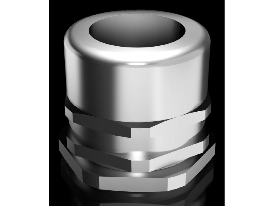 Rittal Sz 2411.851, Nikkel, Messing, 4 Stk, Lige, M40x1.5, 9 Mm
