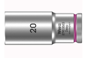 Wera 8790 Hmb, Sokkel, 3/8", Metric, 1 Hoved(Er), 20 Mm, Krom-Vanadium-Stål