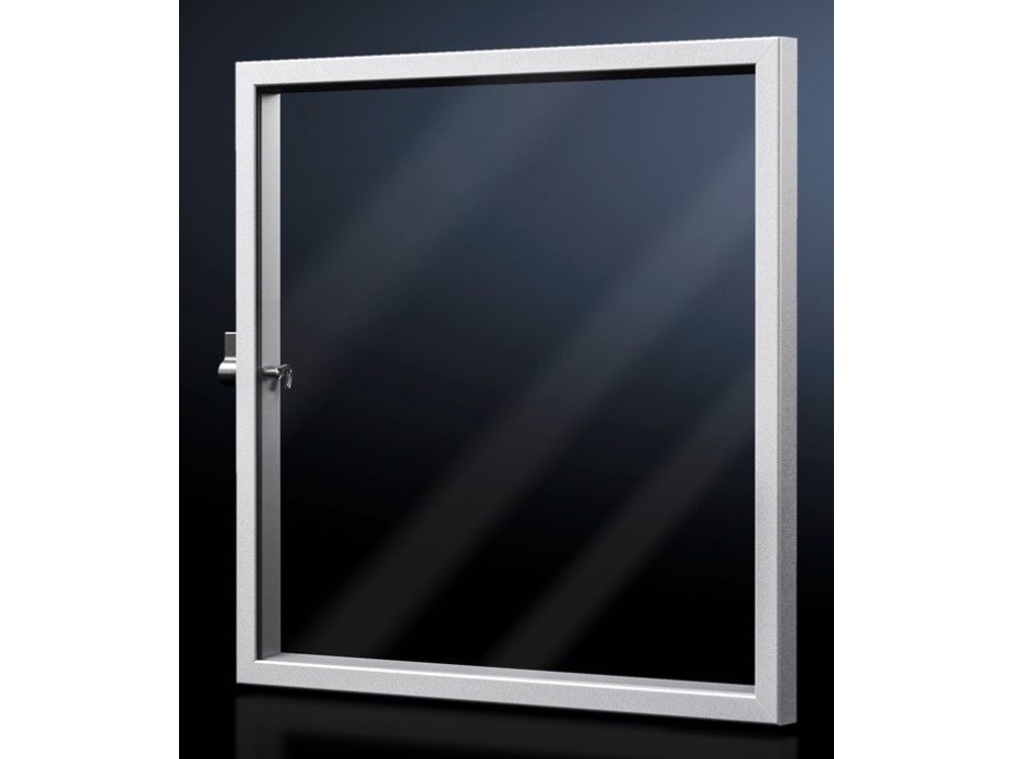 Rittal Ft 2762.010, Display Panel, Lys Grå, Transparent, Akryl, Aluminium, Ip54, 597 Mm, 62 Mm