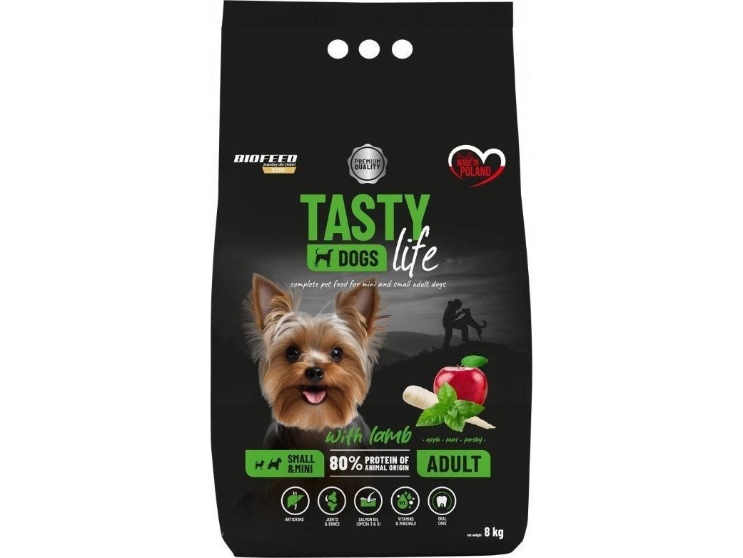 Biofeed Biofeed Tasty Dogs Life Adult Small With Lamb 8Kg
