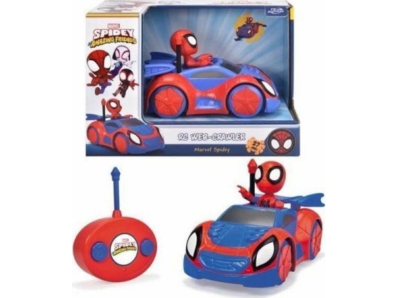 Dickie Toys 203223000 Spidey Web Crawler 1:24 Rc-Modelbil, Begyndermodel Elektronik Vejmodel