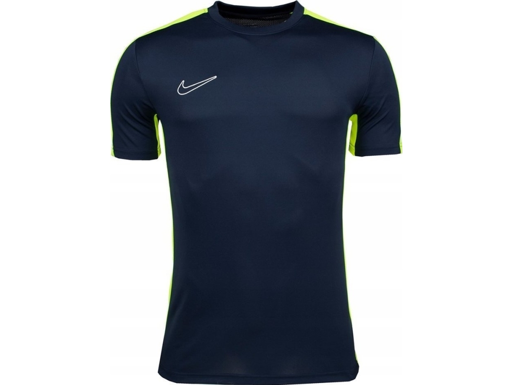 Nike Df Academy 23 Ss Herre T Shirt Marineblå Og Grøn Dr1336 452 M