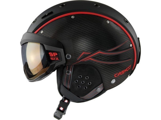 Casco CASCO KASK SP-6 Limited Race Carbon black-red M 54-58 cm | Sport & Träning - Säkerhetsutrustning - Skidhjälmar | GameStuff