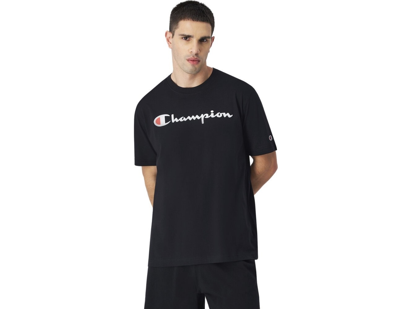 Champion Ss Tee Til Mænd Sort 220256 Kk001 Xl