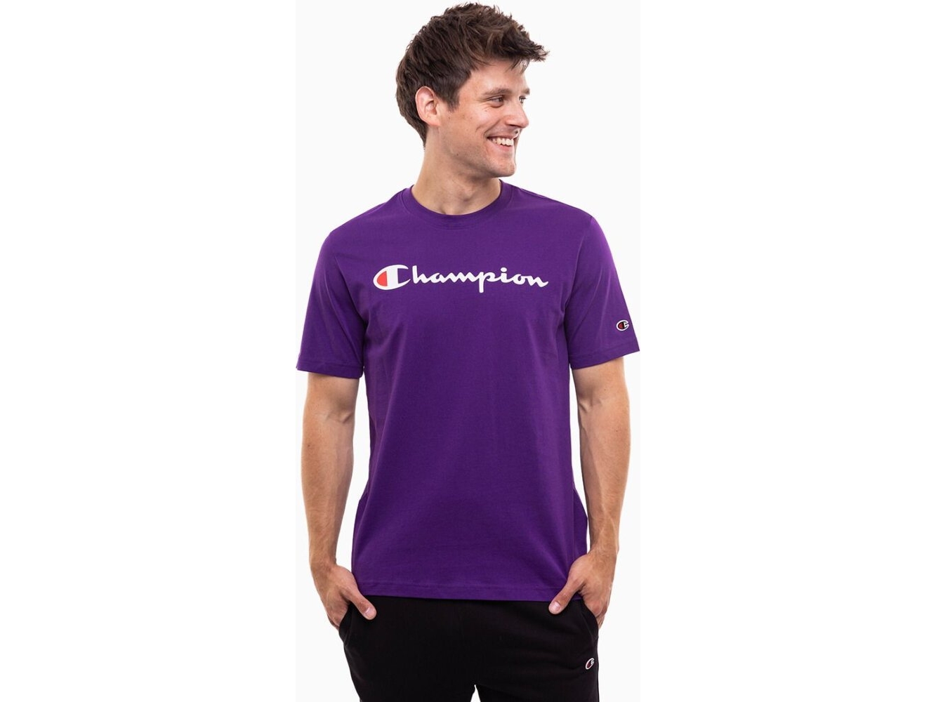 Champion T-skjorte for menn Champion SS Tee Lilla 220256 VS025 XL