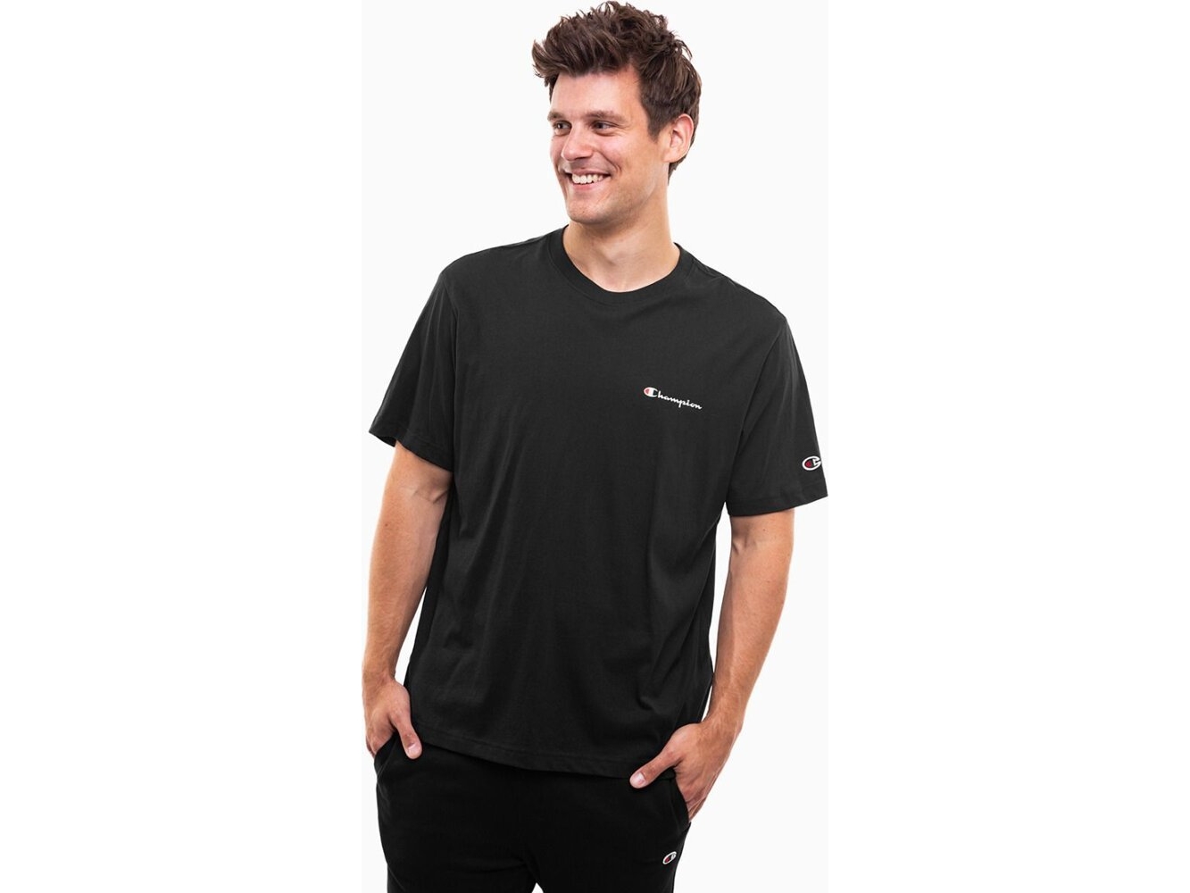 Champion Ss Tee Til Mænd Sort 220264 Kk001 M