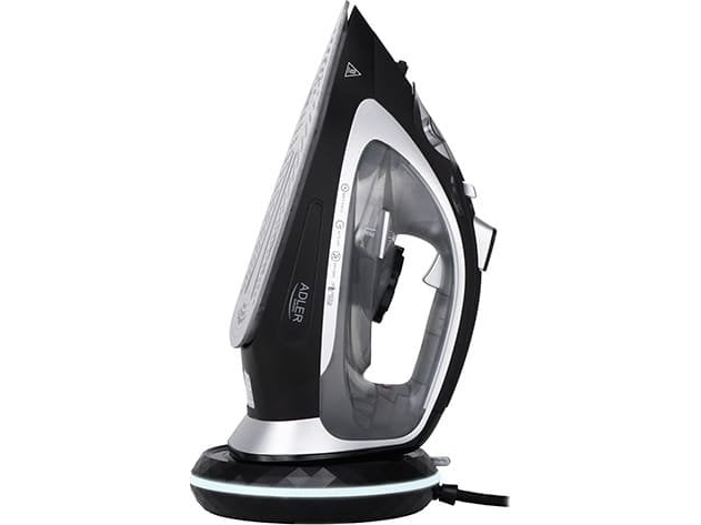 Adler Steam Iron AD 5043 Steam Iron 2800 W Water tank capacity 300 ml Continuous steam 30 g/min Steam boost performance 42 g/min Black/Silver | Baby & barn - Barnrummet - Klädvård - Strykjärn | GameStuff