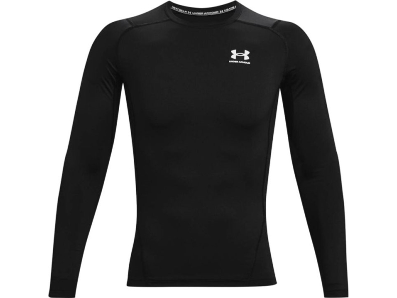 Under Armour Hg Armour Comp Ls T Shirt Til Mænd Sort 1361524 001 L