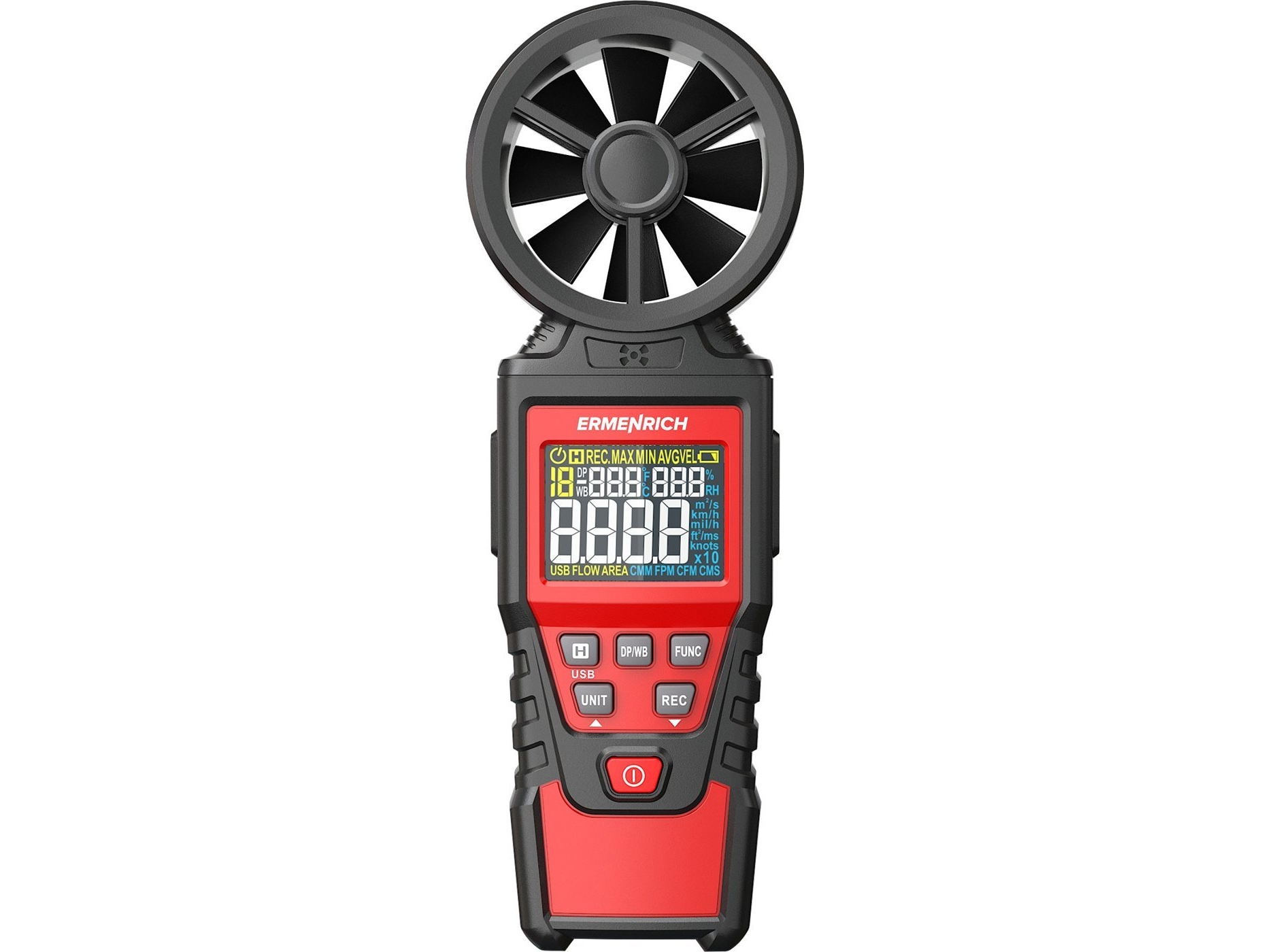 Levenhuk Ermenrich Seek Dn30 Digital Anemometer - Vindmåler
