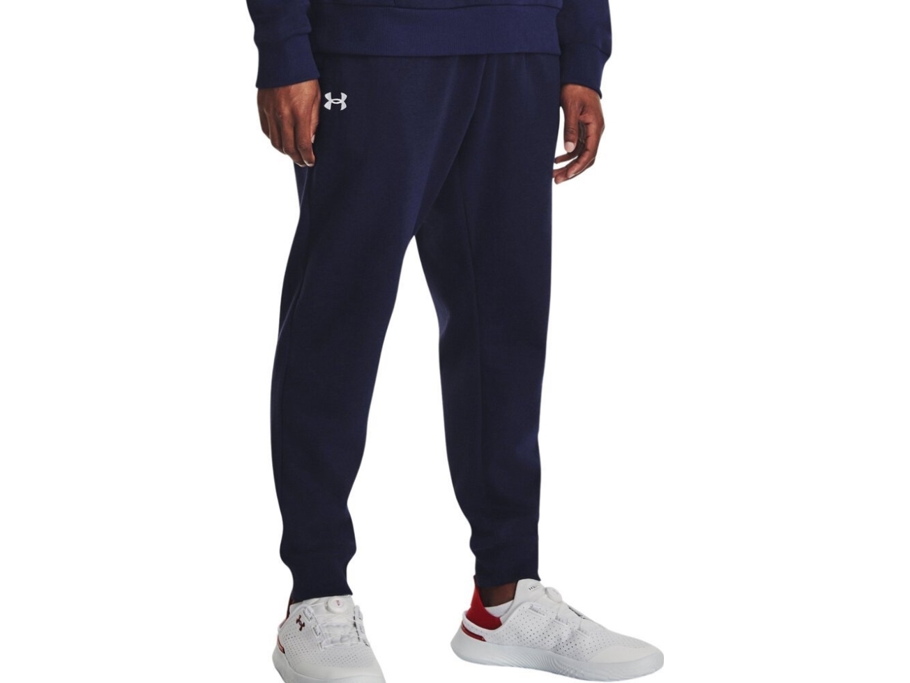 Under Armour Herre Under Armour Rival Fleece Joggers Marineblå 1379774 410 L