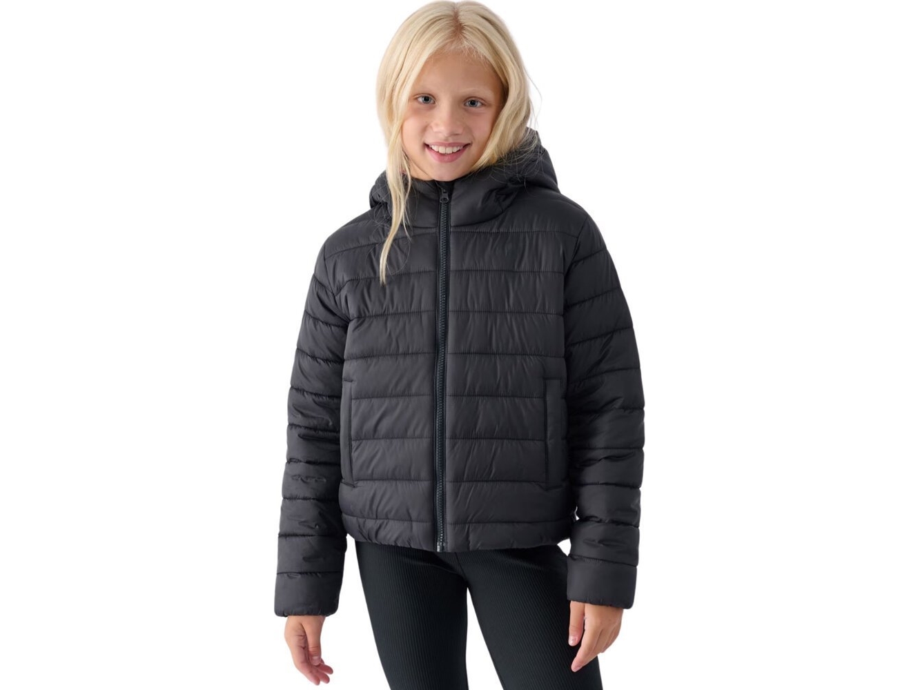 Daunenjacke Für Mädchen 4F F449 Tiefschwarz 4Fjwaw24tdjaf449 20S 164Cm
