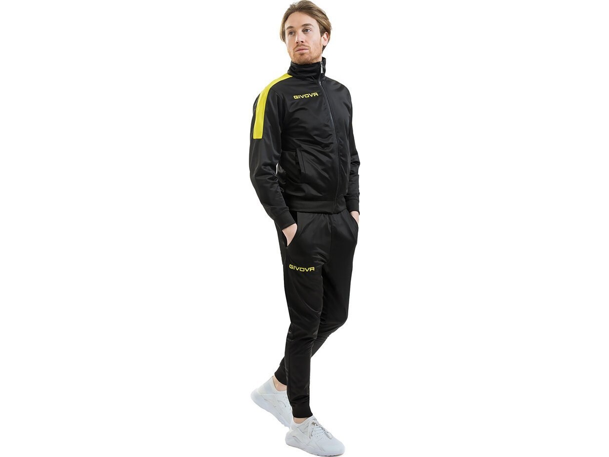 Givova Dres Givova Tuta Revolution Czarno-Żółty Tr033 1007 3Xs