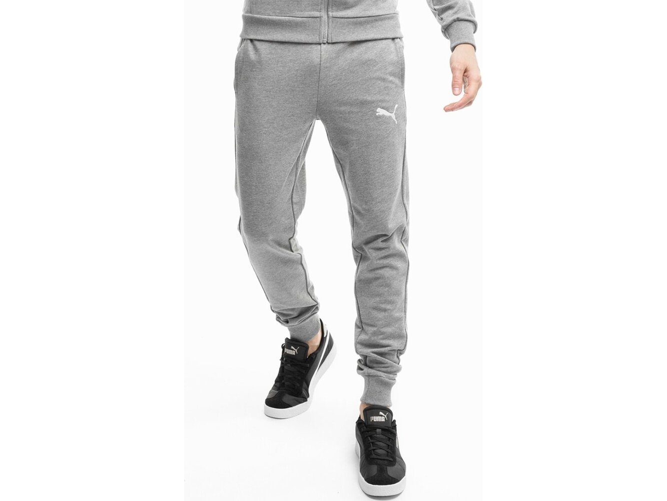 Puma Herrebukser Puma Team Goal Casuals Grå 658598 33 S