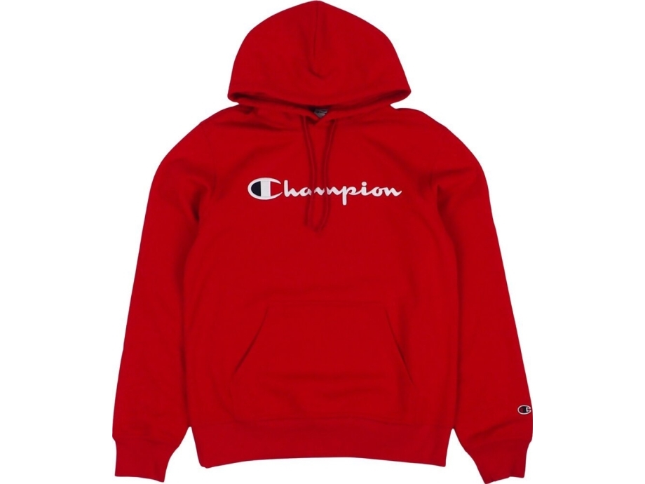 Champion Sweatee Shirt Med Huva För Man Röd 220253 Rs054 Xl