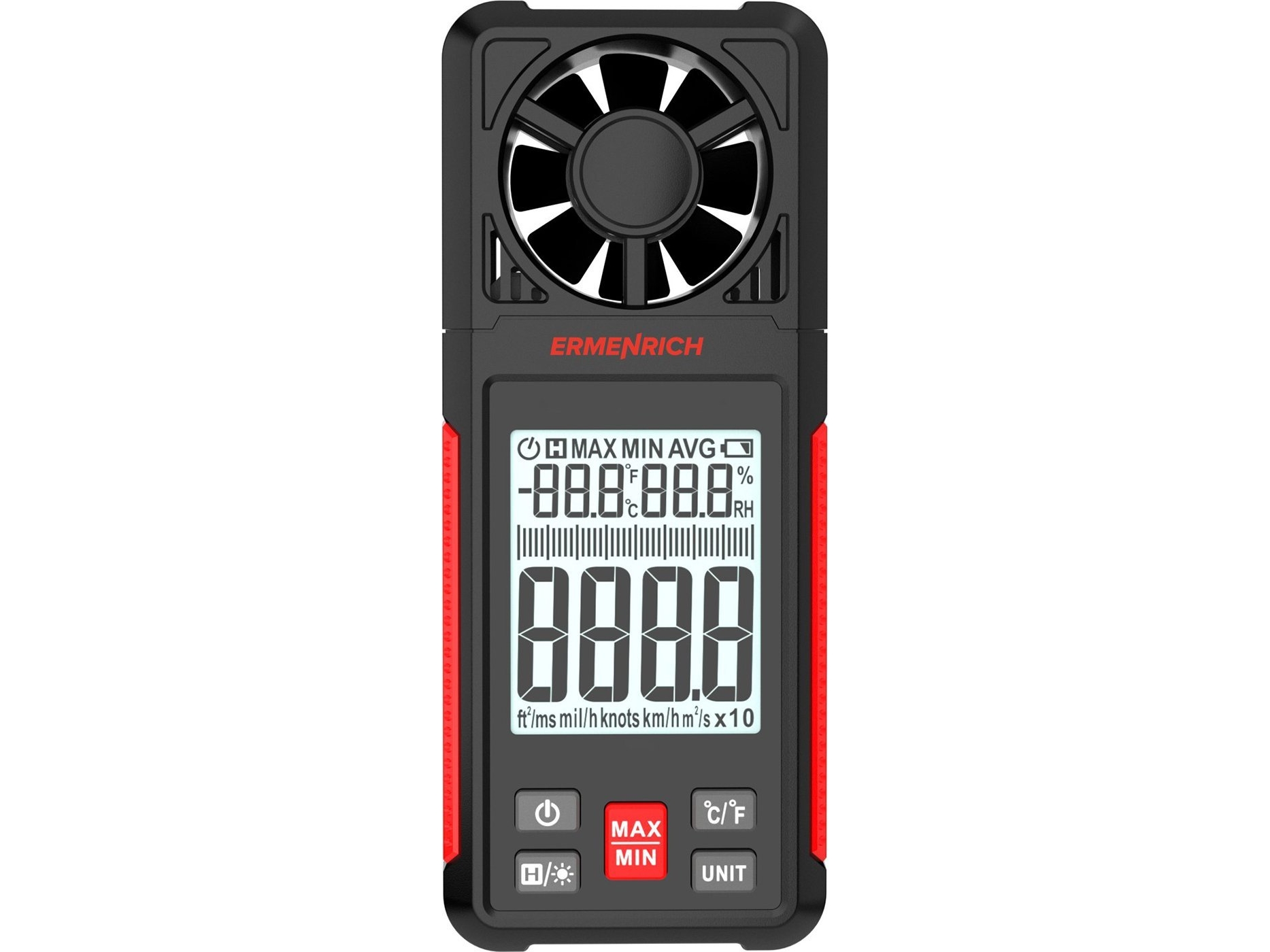 Ermenrich Seek DN10 Digital Anemometer