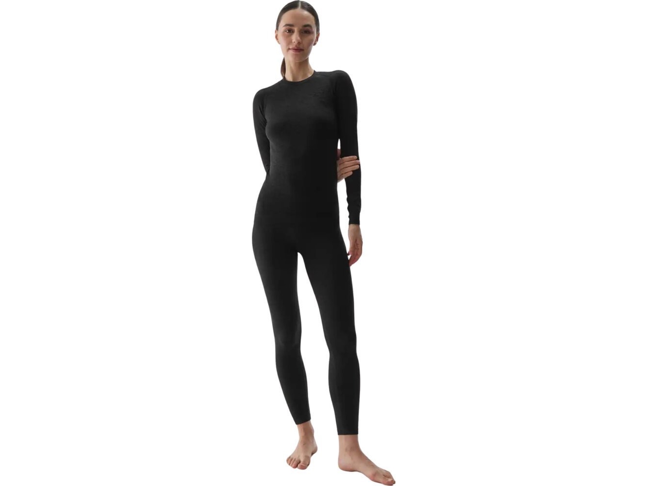 4F Damen Thermo-T-Shirt 4F F176 Schwarz 4Fwaw24useaf176 20A Xs/S