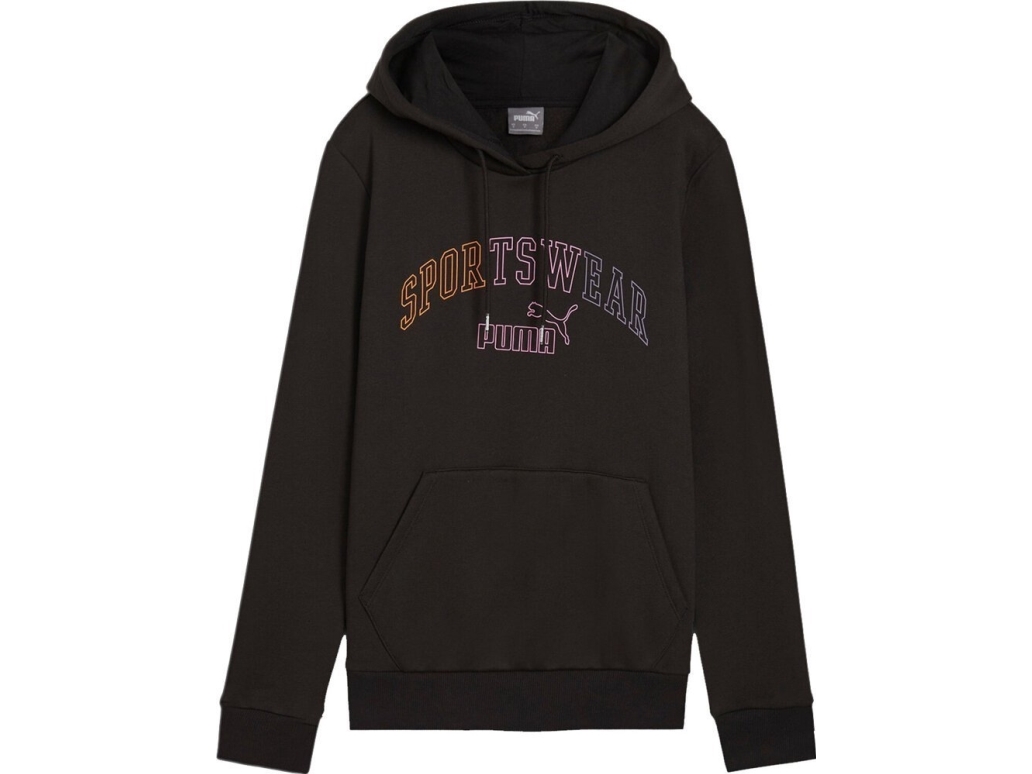 Puma Women's Puma Ess Logo Lab Hoodie Fl Schwarz 682987 01 M