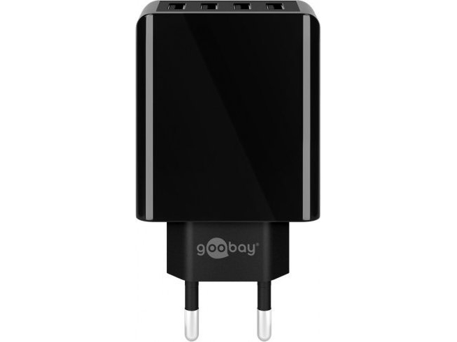 30 W Usb-A Multiport Oplader Sort