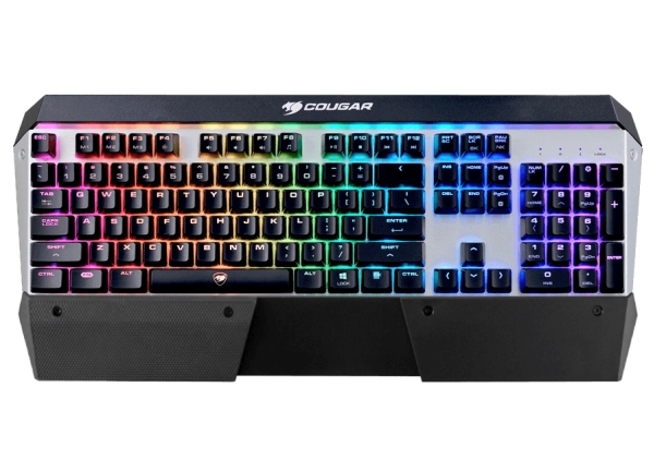 Cougar Gaming Tastatur Attack X3 Rgb, Mechanisch, Cherry Mx Rot, Volle Größe (100%), Kabelgebunden, Usb, Mechanischer Switch, Qwerty, Aluminium, Schw