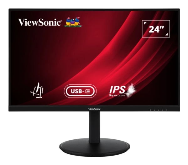 Viewsonic Vg Series Vg2409 Mhdu 2 60 5 Cm 23.8  " 1920 X 1080 Pixel Fuld Hd Led 4 Ms Sort