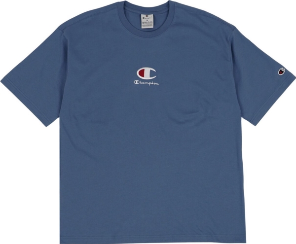 Champion Crewneck Herre T Shirt Blå 220270 Bs099 Xl